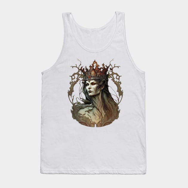 The Evil Queen, Grimhilde, from Snow White and the Seven Dwarves Tank Top by YeCurisoityShoppe